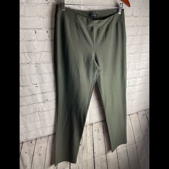 Eileen Fisher Green Leggings Small - Picture 1 of 11